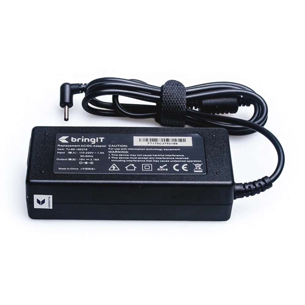 Fonte Carregador Para Notebook Samsung Galaxy Book Np550xda-kv3br 19v 3.16a 60w - view 2
