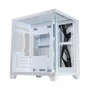 Gabinete Gamer Aquário K-mex Cg-w830 Micro Branco Sem Fonte