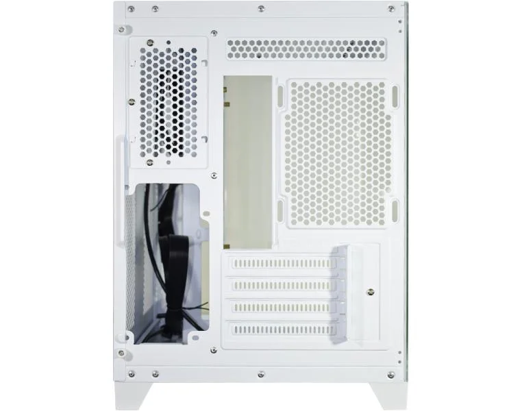 Gabinete Gamer Aquário K-mex Cg-w830 Micro Branco Sem Fonte