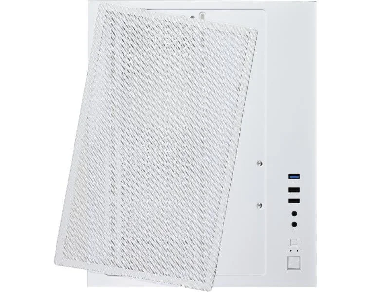 Gabinete Gamer Aquário K-mex Cg-w830 Micro Branco Sem Fonte