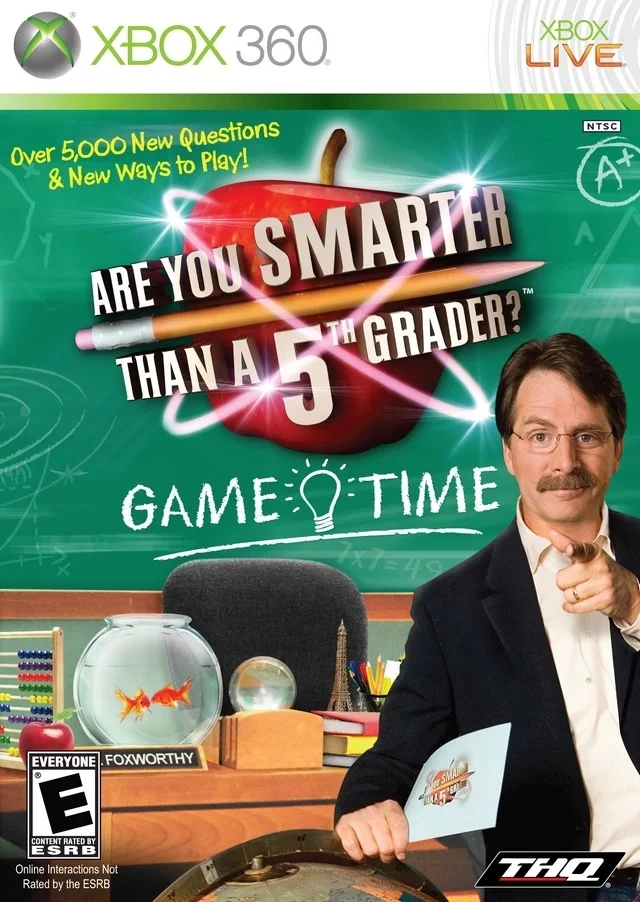 Jogo Are You Smarter Than A 5th Grader XBOX 360 Novo Jogo Are You Smarter Than A 5th Grader XBOX 360 Novo