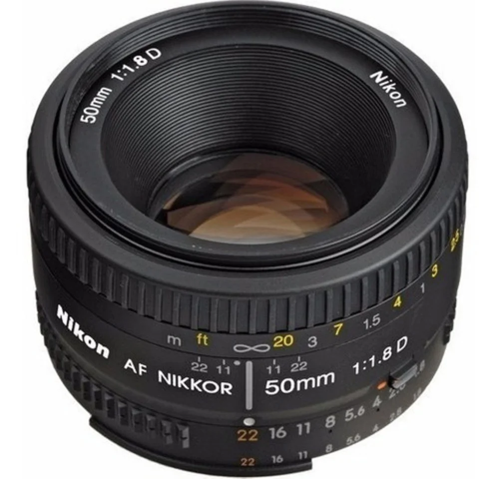 Nikon AF NIKKOR 50mm f/1.8 Dレンズ Produtos com até 15 OFF no PIX KaBuM