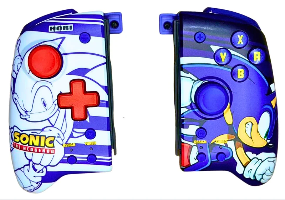 Controle Hori Split Pad Pro Edição Sonic Para Nintendo Switch Controle Hori Split Pad Pro Edição Sonic Para Nintendo Switch