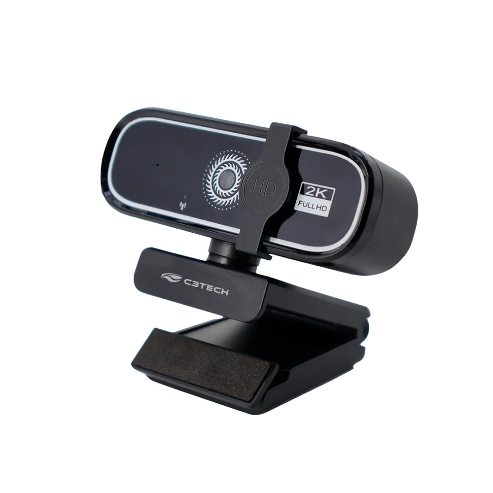 Câmera Webcam C3tech Qhd 2k - Wb-200bk