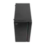 Gabinete Tgt G250 S/fan S/fonte LED Rainbow Lateral Acrilico Preto - Tgt-g250pr-01