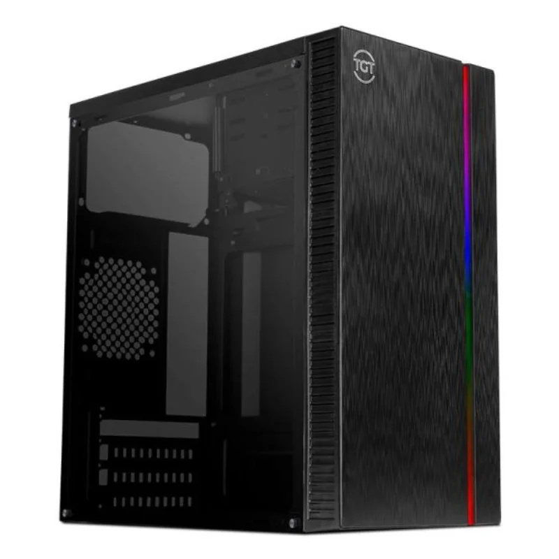Gabinete Tgt G250 S/fan S/fonte LED Rainbow Lateral Acrilico Preto - Tgt-g250pr-01 Gabinete Tgt G250 S/fan S/fonte LED Rainbow Lateral Acrilico Preto - Tgt-g250pr-01