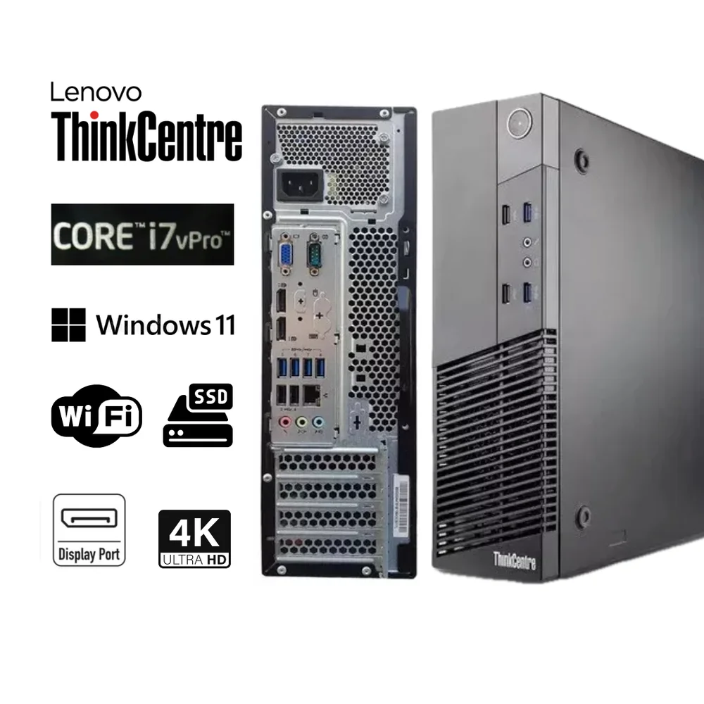 Windowsデスクトップ Lenovo ThinkStation i7-4790 /16GB / W10 Produtos com até 15 OFF no PIX KaBuM