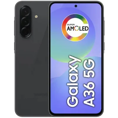 Smartphone Samsung Galaxy A36 128GB 5g - Preto, Câmera Tripla 50mp, Ram 6gb, Tela 6.7"