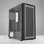 Gabinete Gamer Bluecase X-frame Mid-tower Lateral De Vidro Com 3 Fans RGB De 120mm Frontal Removível, Bg-050 - Preto