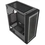 Gabinete Gamer Bluecase X-frame Mid-tower Lateral De Vidro Com 3 Fans RGB De 120mm Frontal Removível, Bg-050 - Preto