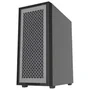 Gabinete Gamer Bluecase X-frame Mid-tower Lateral De Vidro Com 3 Fans RGB De 120mm Frontal Removível, Bg-050 - Preto