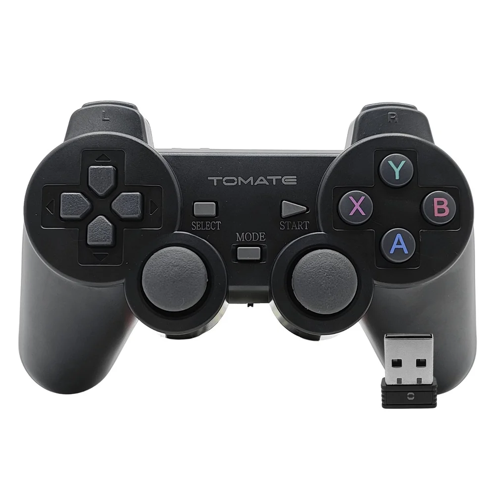 Controle Sem Fio Para PC Usb 2.4g Com Joystick Analógico Gamer Controle Sem Fio Para PC Usb 2.4g Com Joystick Analógico Gamer