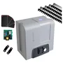 Kit Motor Rossi Dz4 Nitro Bivolt Para Portão 850kg Deslizante 4 Controles + 6 Metros De Cremalheira