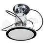 Ventilador De Teto Treviso Cromado Confort LED Contrl Remoto