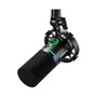 Microfone Dinamico RGB Usb Xlr Podcast Streaming Para Braço