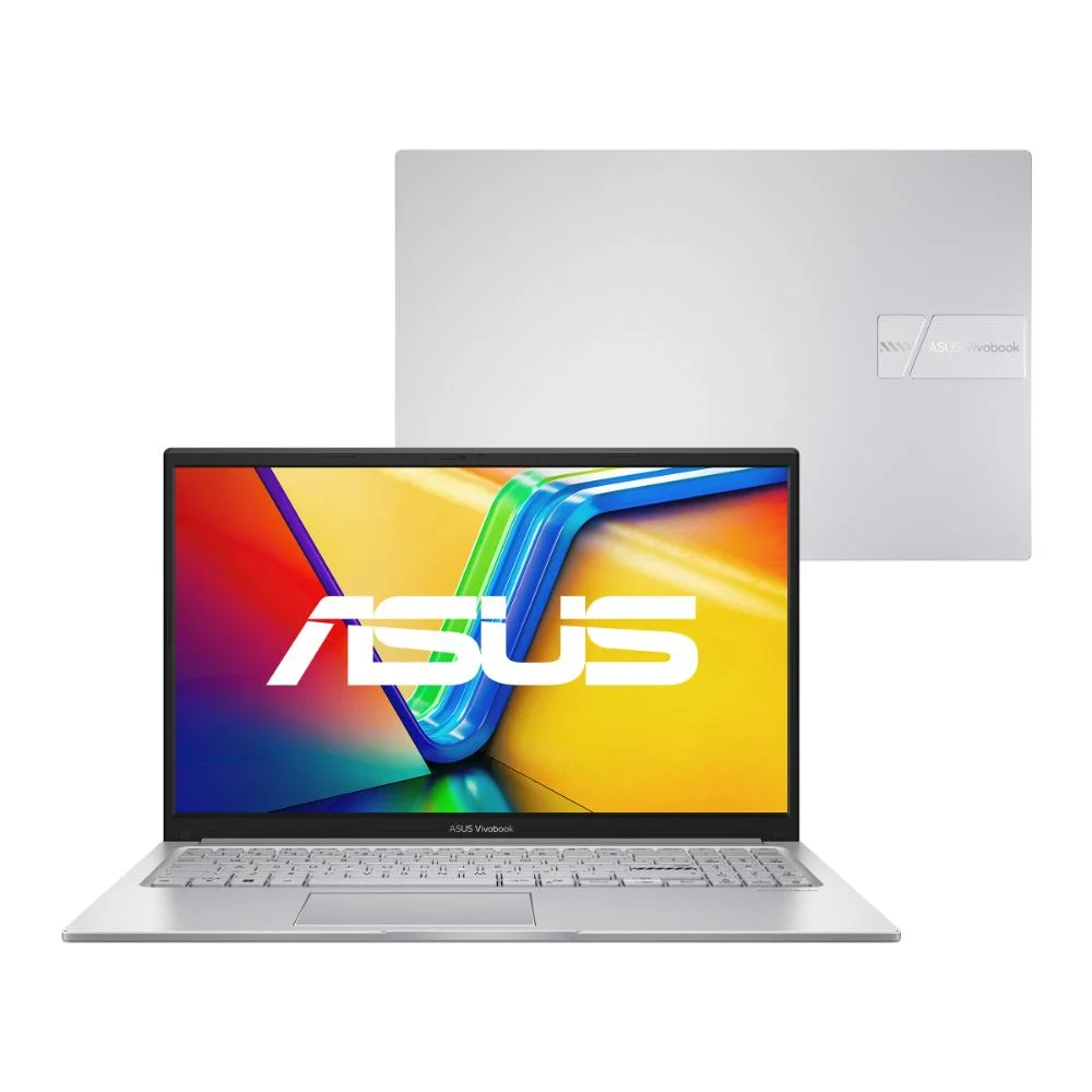 Notebook Asus Vivobook 15 X1504va, Intel Core i5-1334u, 4GB RAM, SSD 256GB, Tela 15.6" LED Full HD, Linux Keepos, Silver - Nj1726