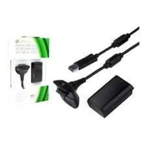 Kit Play And Charge Bateria Controle XBOX 360 + Kit Play And Charge Bateria Controle XBOX 360 +