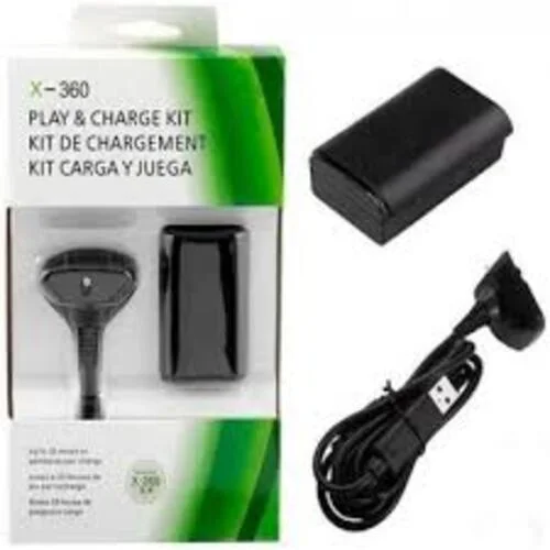 Kit Play And Charge Bateria Controle XBOX 360 + Kit Play And Charge Bateria Controle XBOX 360 +