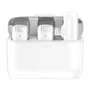 Microfone Sem Fio Ulanzi J12 Lightning Lapela Ios Branco