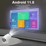 Projetor Portátil Hy300 Smart Wifi Bluetooth Integrados Android 11.0 Alta Resolução C/ Auto Falante
