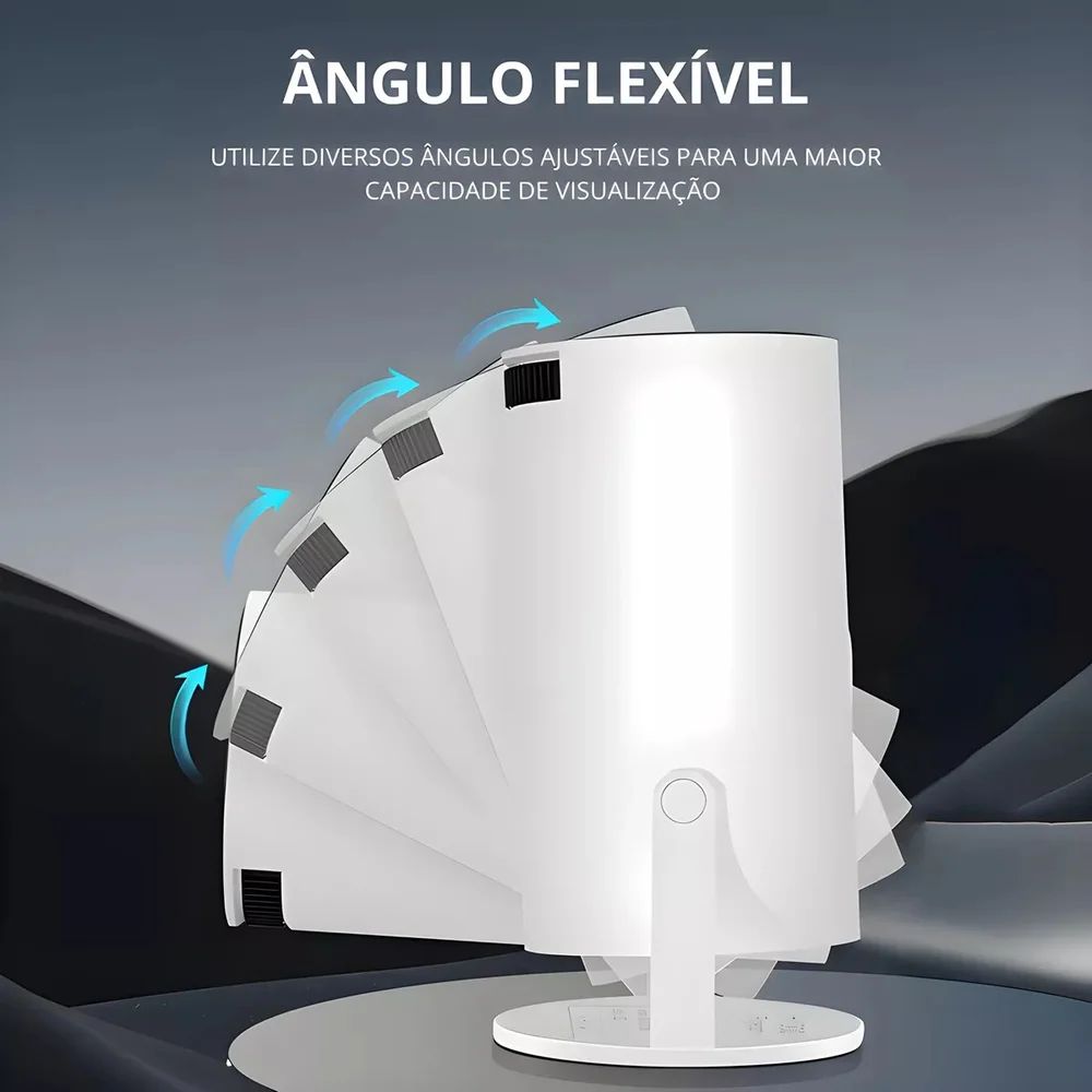 Projetor Portátil Hy300 Smart Wifi Bluetooth Integrados Android 11.0 Alta Resolução C/ Auto Falante