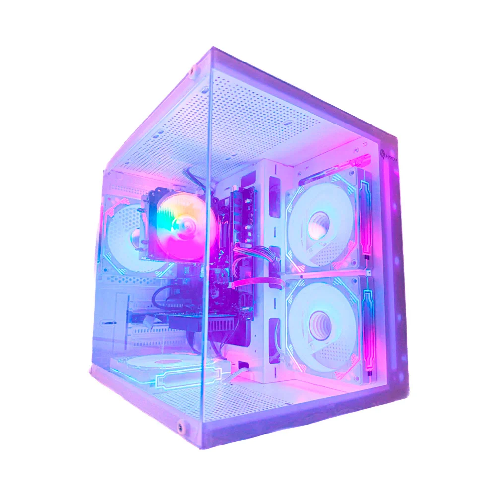 "Computador PC Gamer Intel Core i9 11ª Geração 64gb Ram Nvme 2TB RTX 5060 8gb Monitor 23"" 180hz Curvo - Branco" - view 4