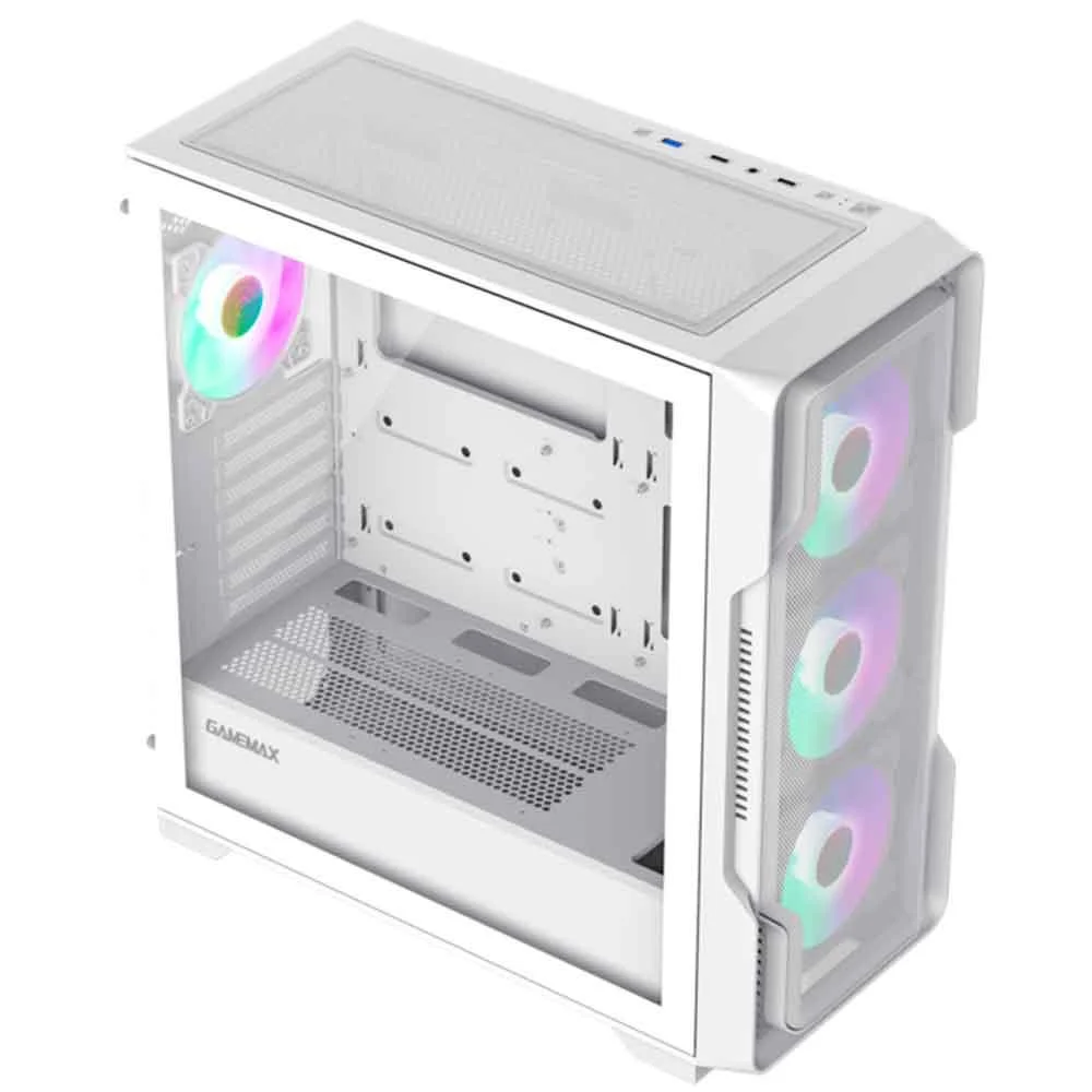 Gabinete Gamer Gamemax Siege Tower Atx Branco - X614100901688 Gabinete Gamer Gamemax Siege Tower Atx Branco - X614100901688
