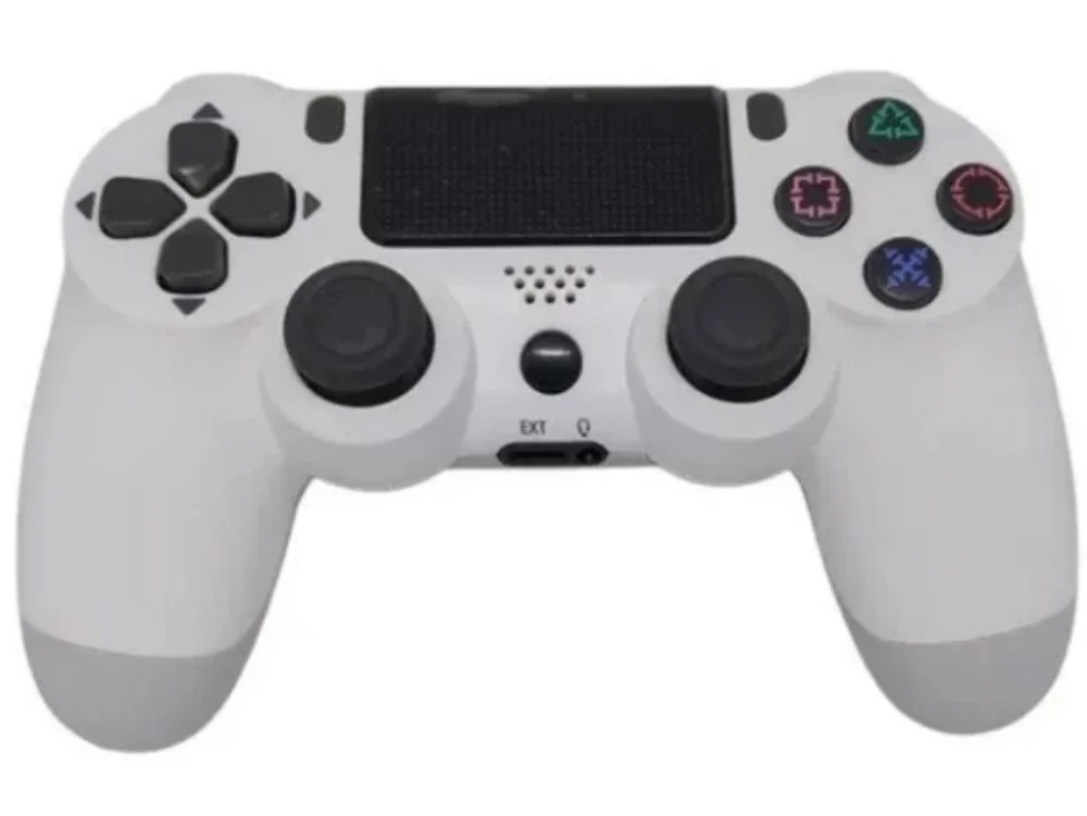 Controle sem Fio Joystick Compativel Playstation 4 Cor Branco
