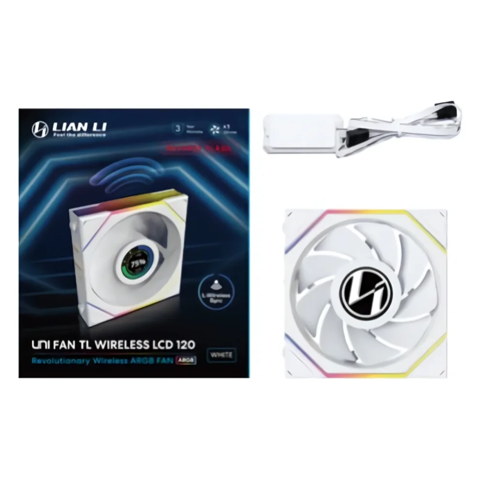 PC用ファン・クーラー Lian Li UNI FAN TL Wireless 120 WT Produtos com até 15 OFF no PIX KaBuM