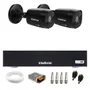 2 Câmeras Intelbras Vhd 1230 B Full Hd Black G7 Visão Noturna 30m Ip67 + Dvr Mhdx 1104-c 4 Canais
