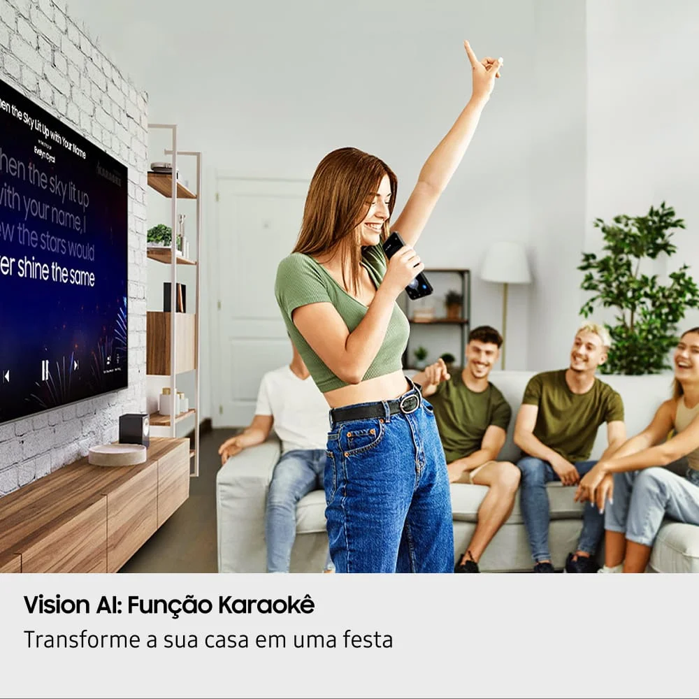 Samsung Vision AI TV 65" QLED Ultra 4K Q7F 2025, Pontos Quânticos, Processador com AI, Art Store, Alexa