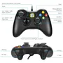 Controle Com Fio Compatível Com Xbox 360 - Joystick Modelo-YKQ-122 Cor Preto