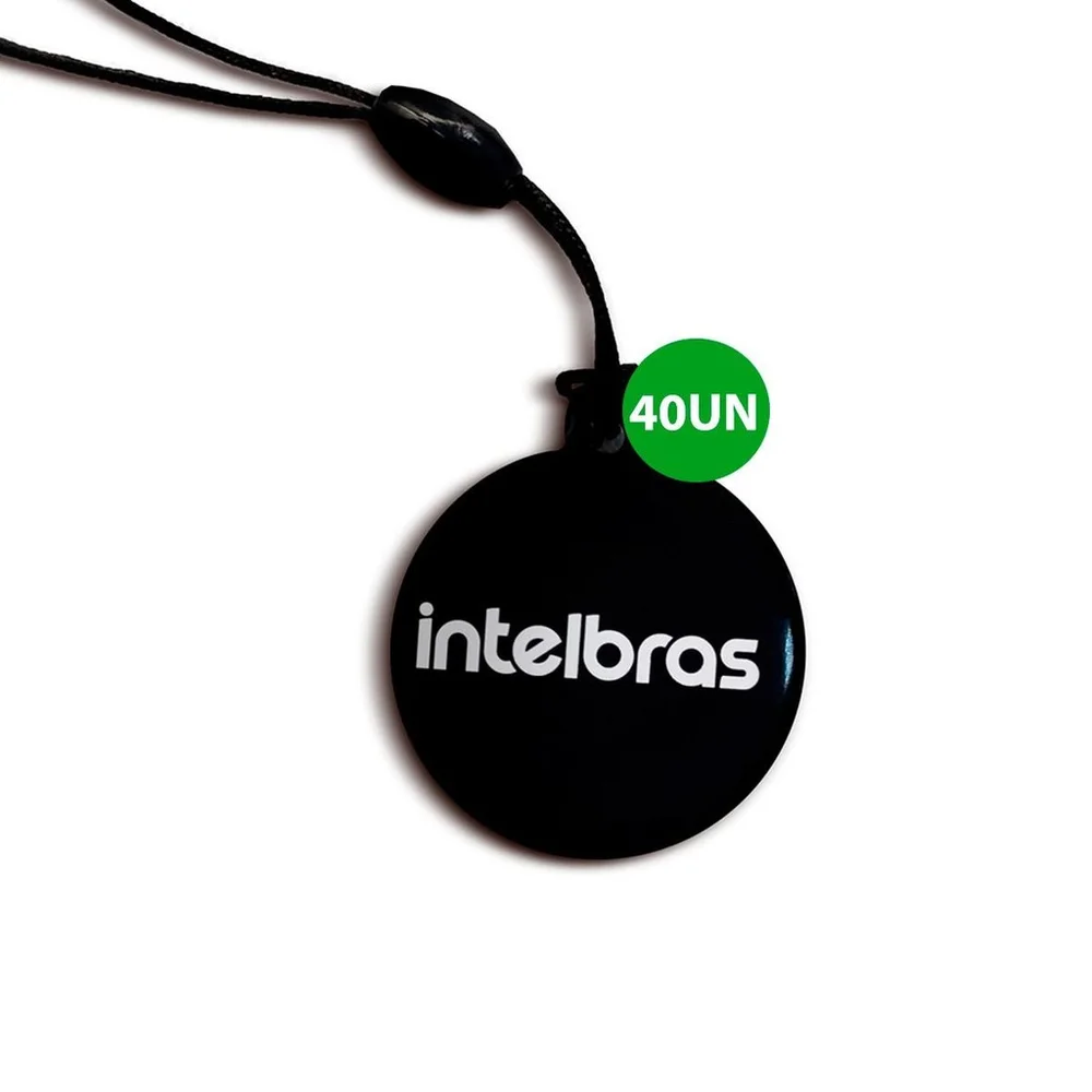 Kit 40 Chaveiros De Aproximação Intelbras Xid 1000 - Cartão De Acionamento Tag Rfid Mifare 13,56mhz