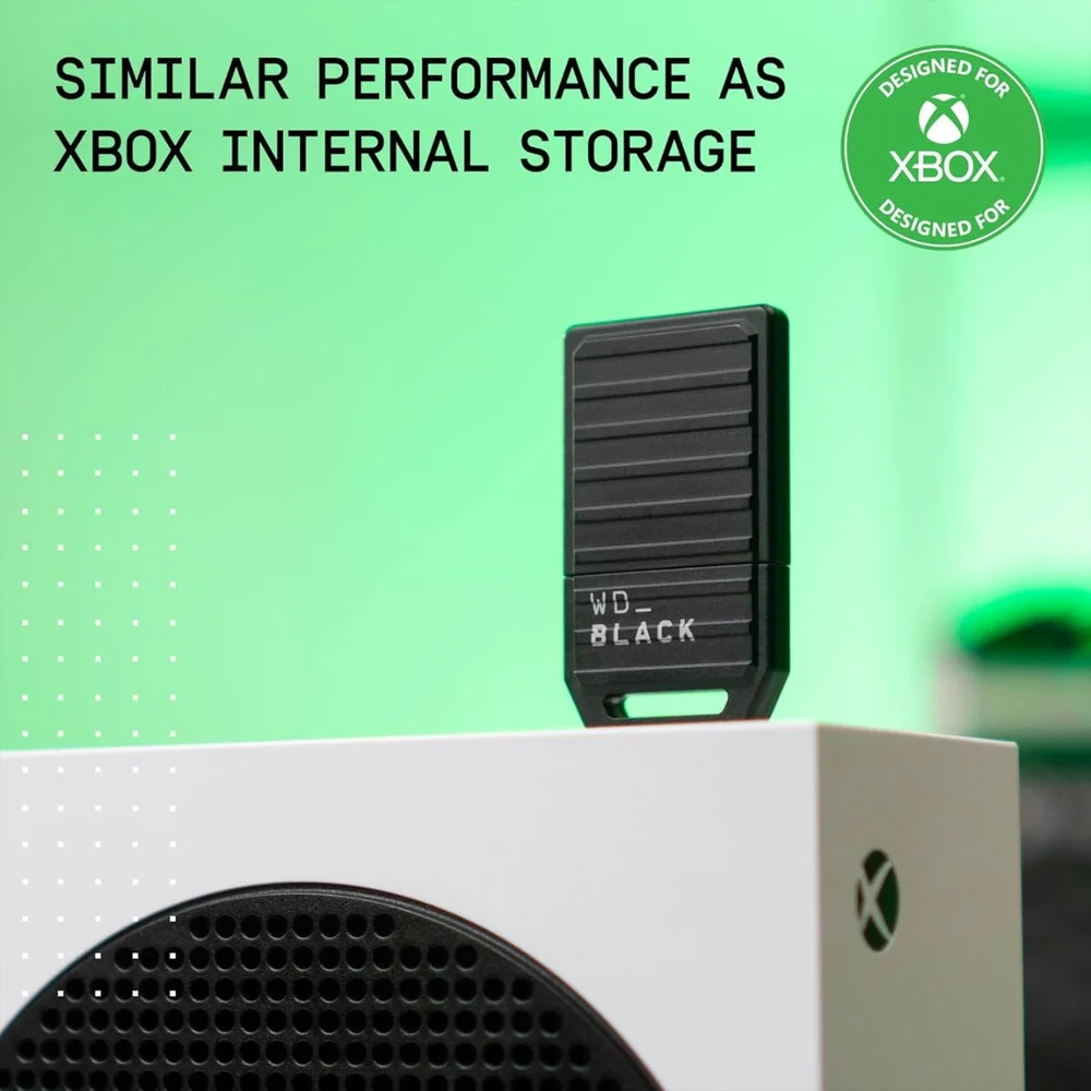 Cartão De Expansão Wd Black C50 Para XBOX Series X|s De 1TB Cor Preto Cartão De Expansão Wd Black C50 Para XBOX Series X|s De 1TB Cor Preto