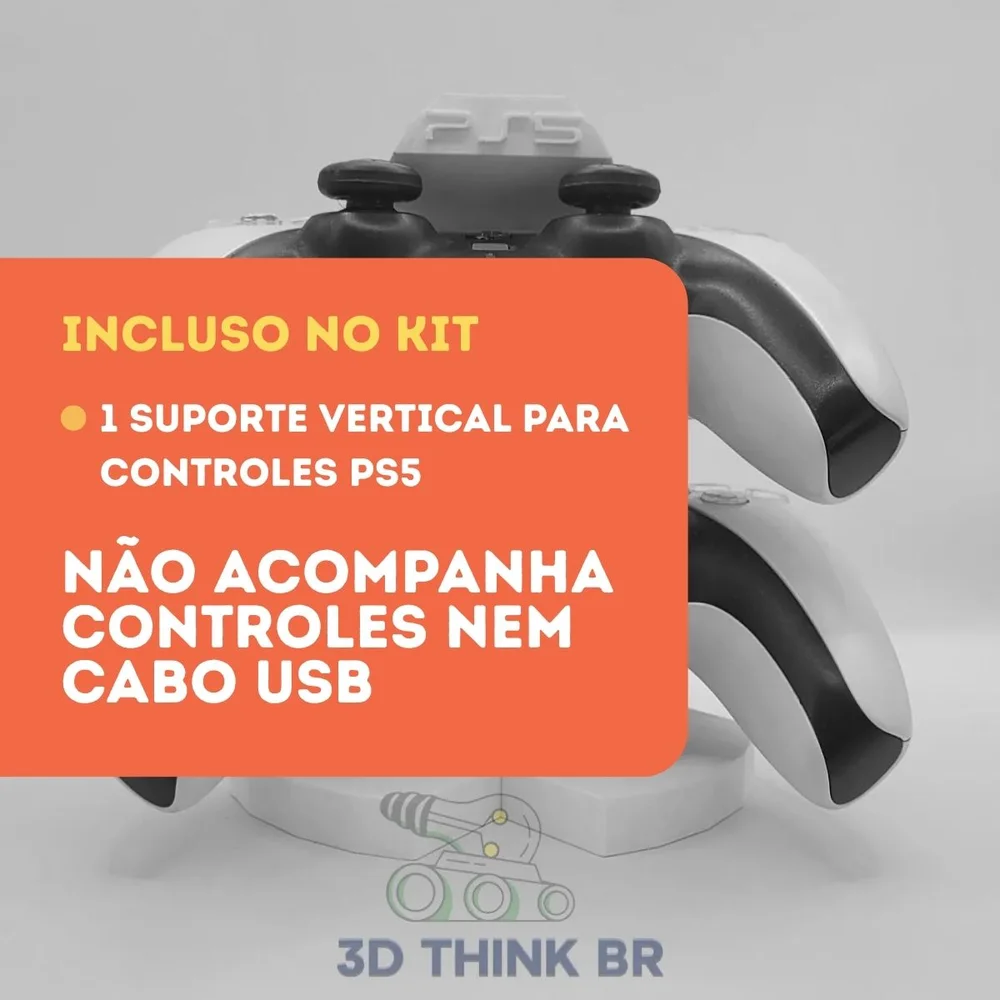 Suporte De Controle Ps5 Vertical - Rosa Intenso