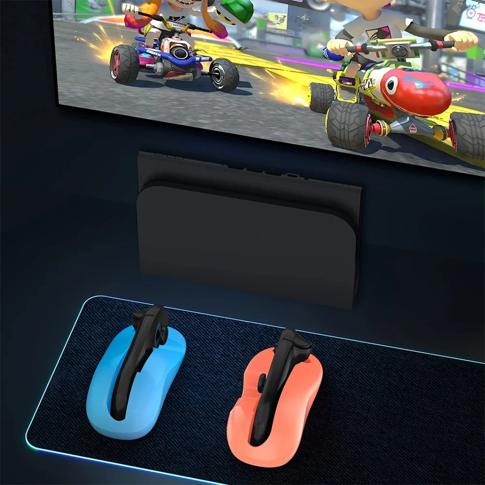 Adaptador Joycon 2 Mouse Azul Vermelho Esquerdo Direito Controle Nintendo Switch 2 Ns2