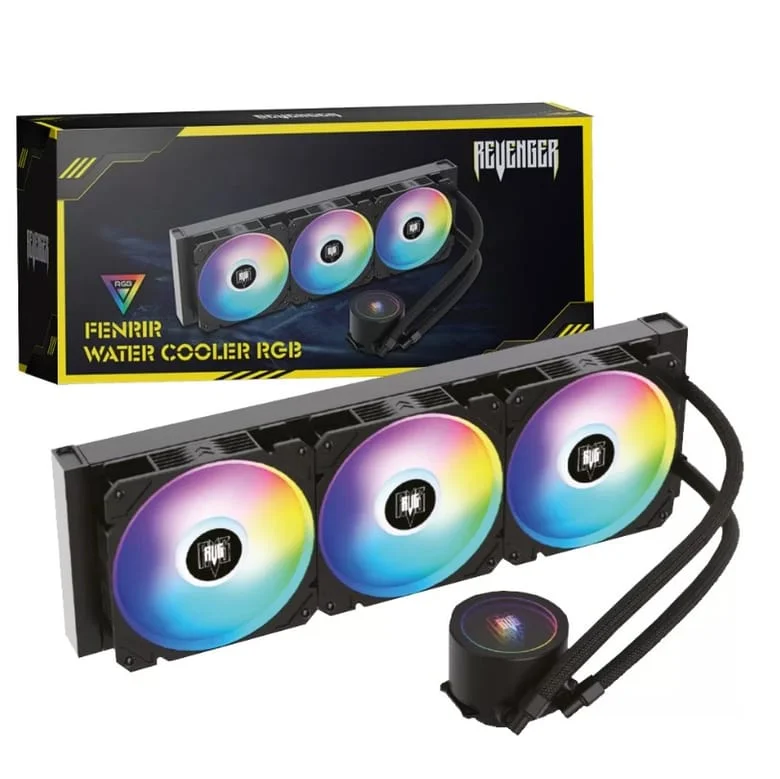 Water Cooler RGB G-vr360, 360mm, Revenger Preto **** Water Cooler RGB G-vr360, 360mm, Revenger Preto ****