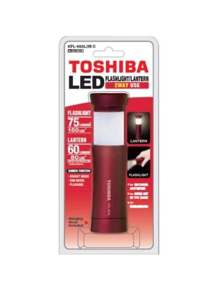 Lanterna Toshiba 2way Kfl-403l Vermelha