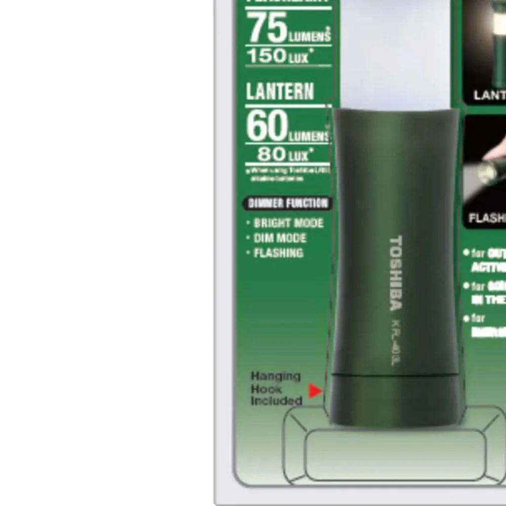 Lanterna Toshiba 2way Kfl-403l Vermelha