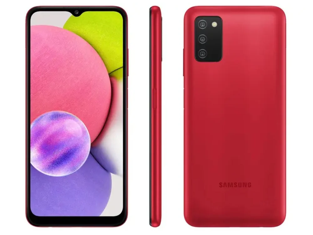 Usado: Samsung A03s 64 Gb Vermelho - Excelente
