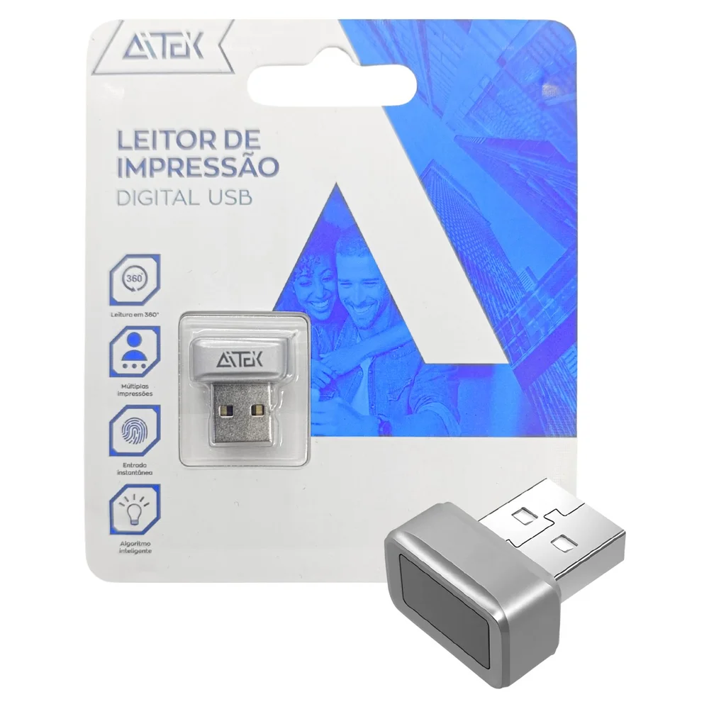 Leitor de Impresso Digital USB Aitek SIGMAL100