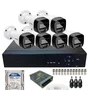 Kit Completo 6 Câmeras  Intelbras 1120b Full Color Dvr 8ch Com Hd 500gb Instalado