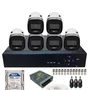 Kit Vigilância 6 Câmeras Intelbras 1220b Full Color Dvr 8 Canais Acompanha Hd