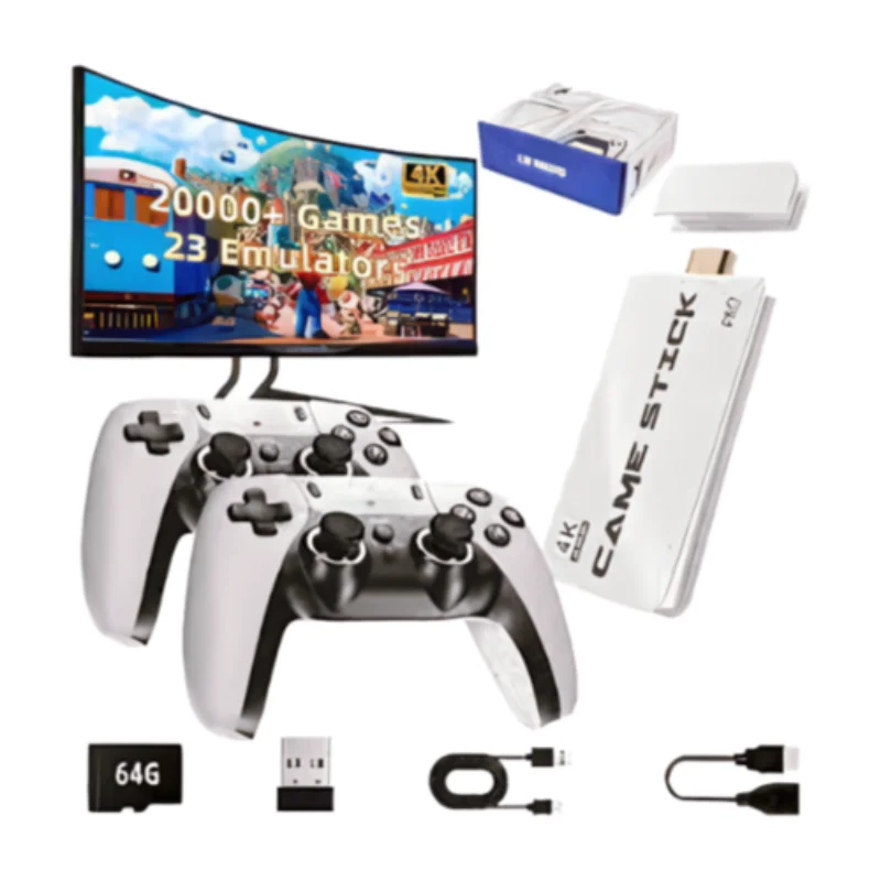 Vídeo Game Stick Retrô M15 30 Mil Jogos 2 Controles Sem Fio Vídeo Game Stick Retrô M15 30 Mil Jogos 2 Controles Sem Fio