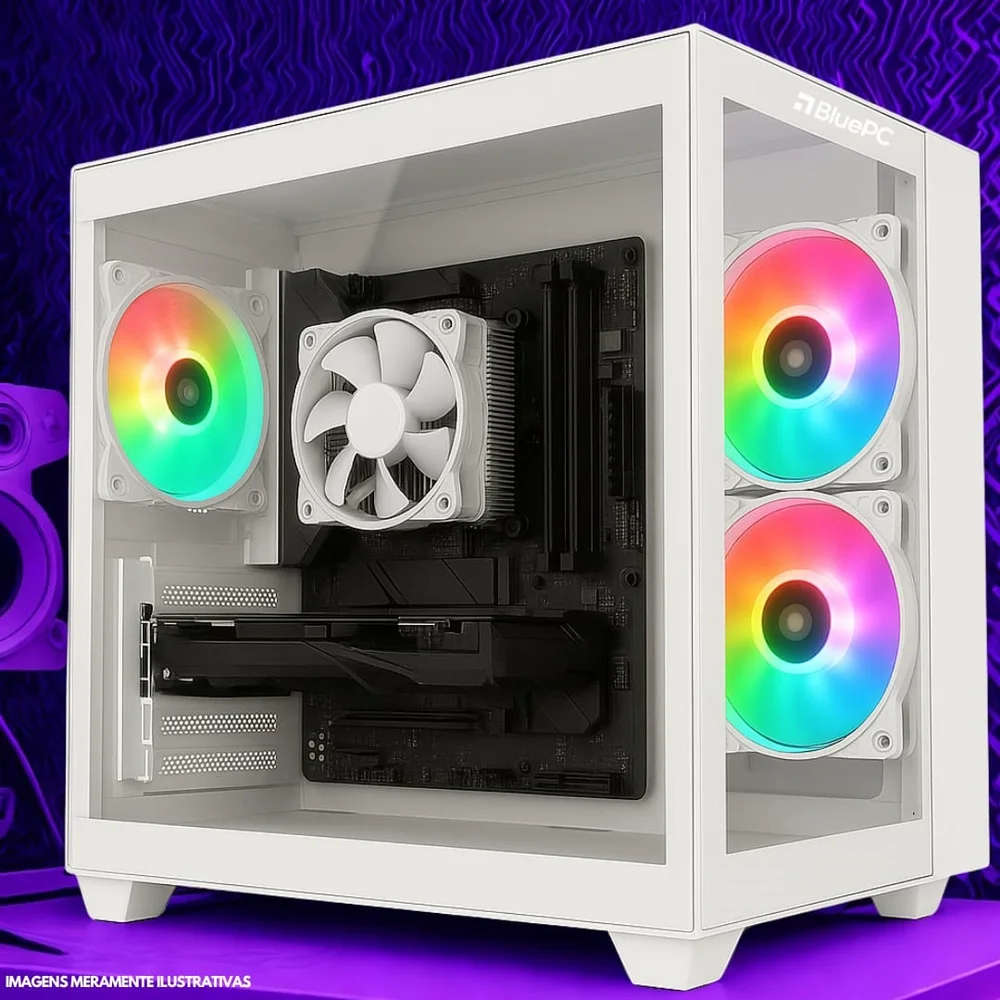 ホワイトデスクトップPC Radeon RX 550 650W Produtos com até 15 OFF no PIX KaBuM