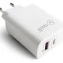 Carregador Iwill Adaptador Parede C Saida Usb C E Usb Qc 33w