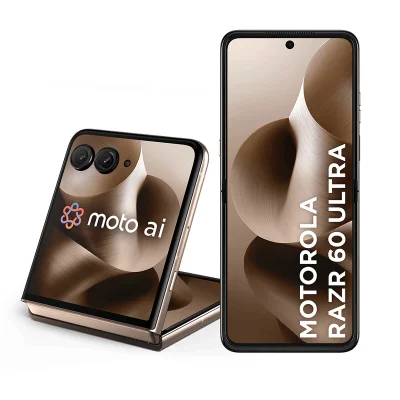 Smartphone Motorola Razr 60 Ultra 5g - Madeira, 1TB, 32gb (16gb Ram+16gb Ram Boost), Câmera 50 Mp E Tela De 7"