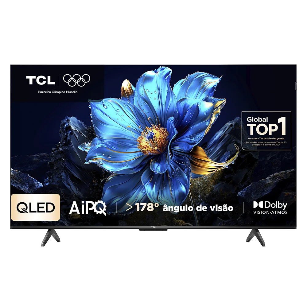 Smart TV TCL 50 Polegadas QLED 4K P7K WiFi Bluetooth Google TV HDR10+ Dolby Atmos Dolby Vision 50P7K - view 3