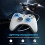 Controle Usb Com Fio Para XBOX 360 Computador Notebook Branco