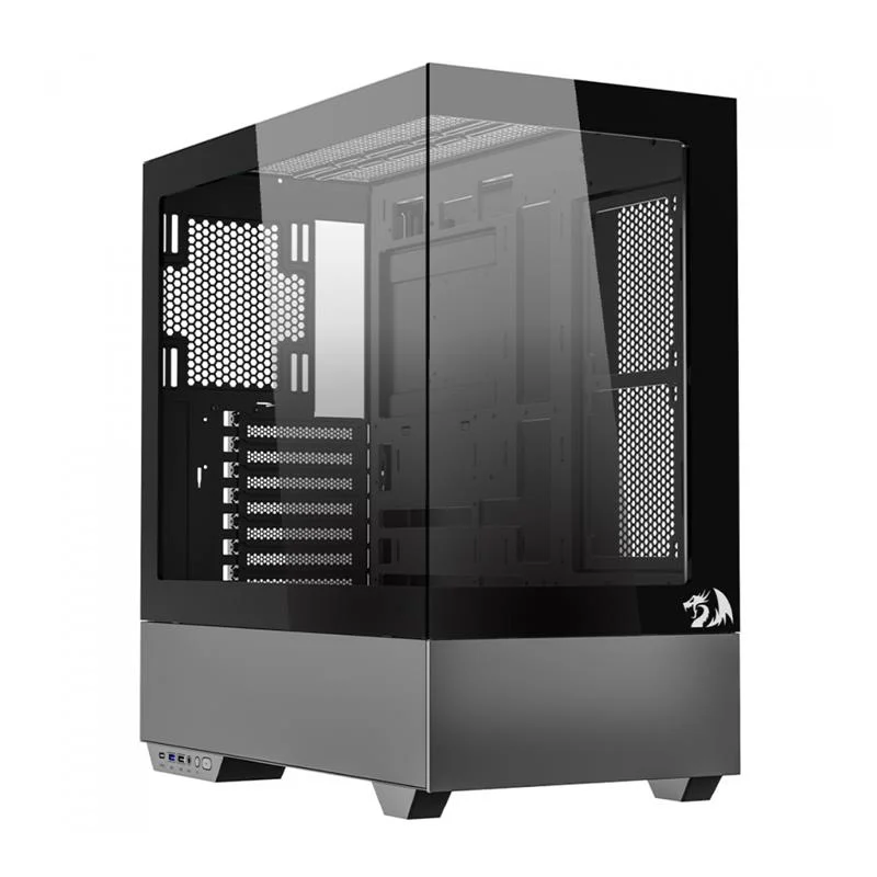 Gabinete Gamer Redragon Reflect Pro, Mid Tower, Vidro Temperado, E-atx, Sem Fans Gabinete Gamer Redragon Reflect Pro, Mid Tower, Vidro Temperado, E-atx, Sem Fans